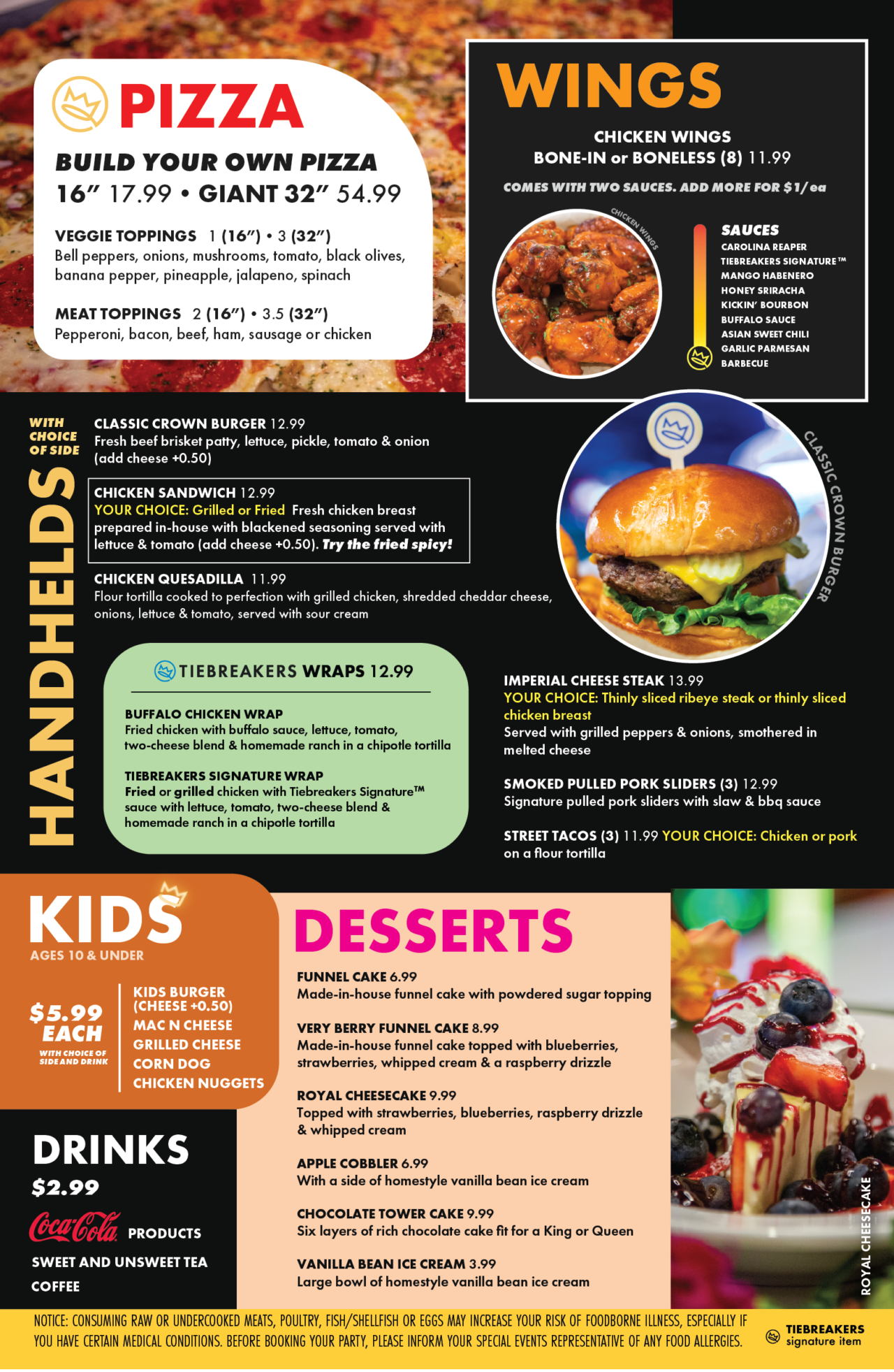 Restaurant Tiebreakers Restaurant Tiebreakers