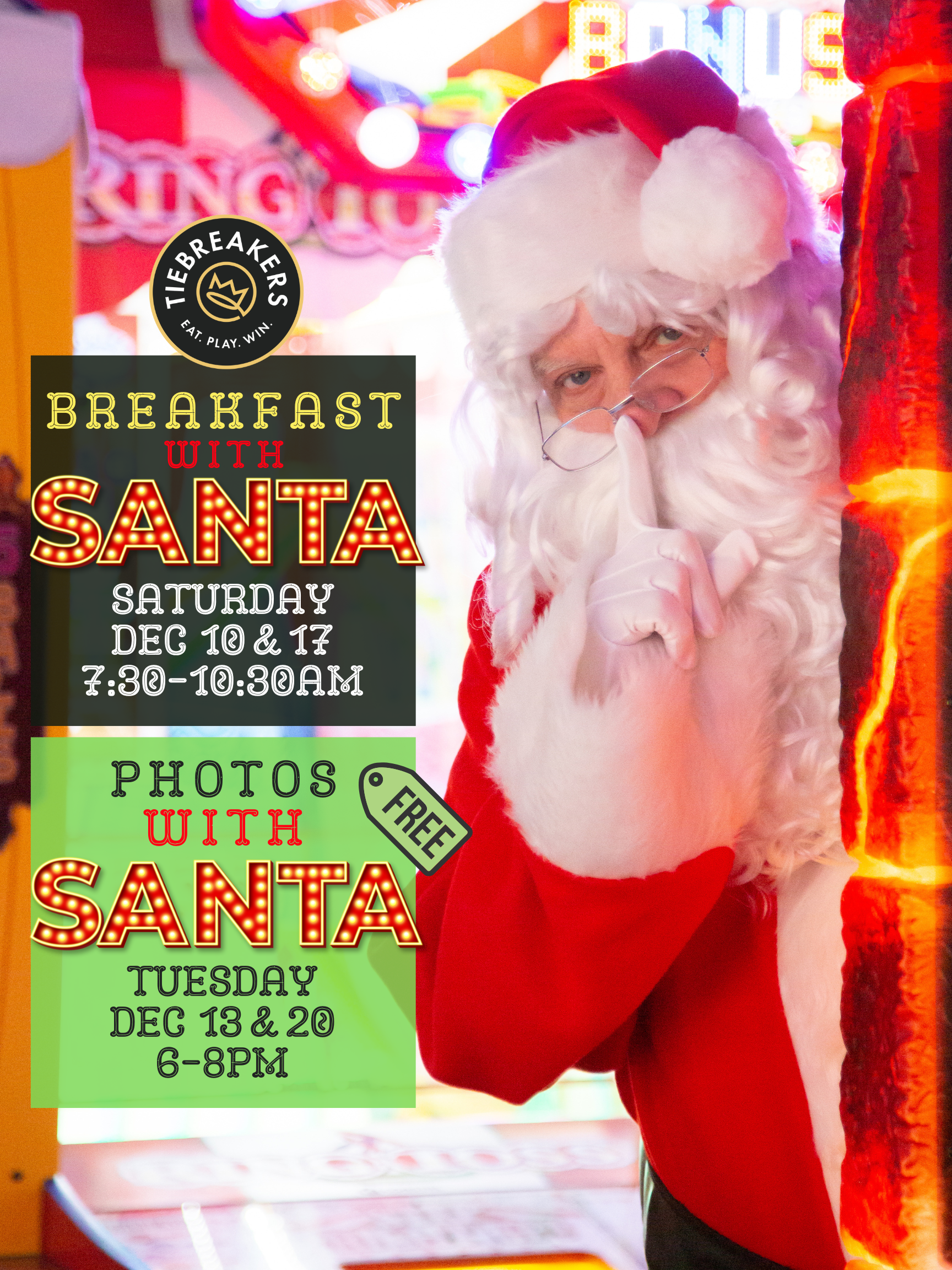 Breakfast with Santa and Photos with Santa