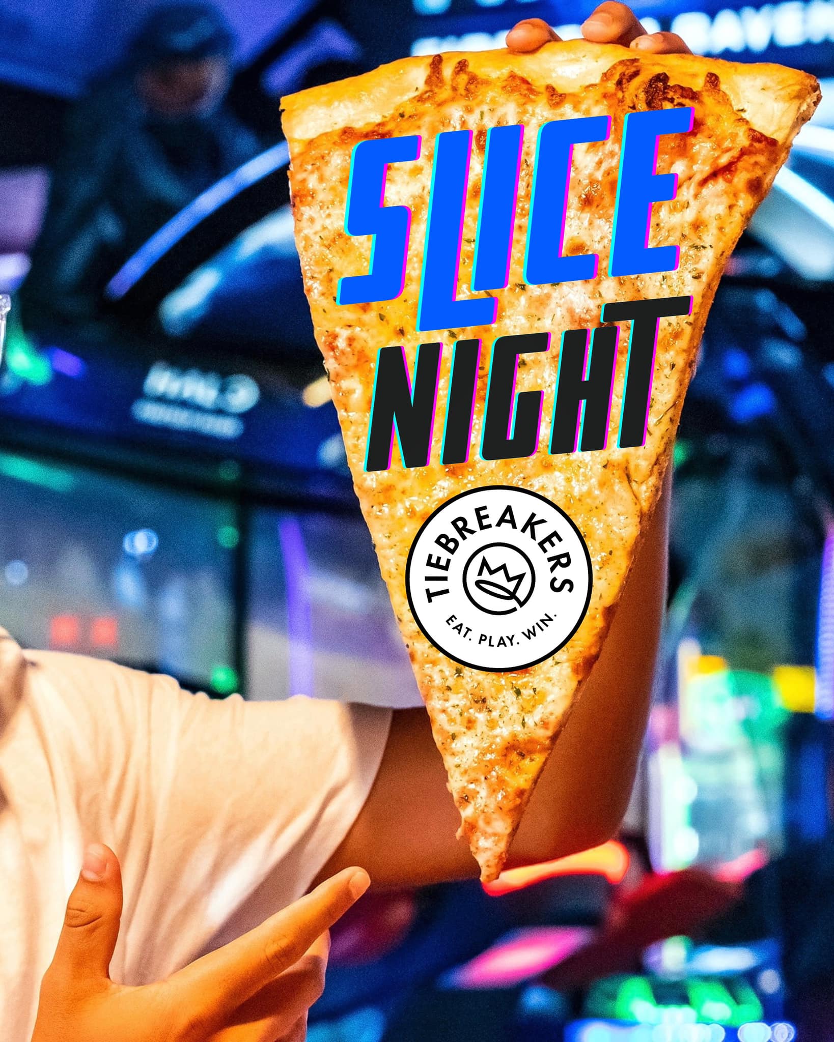 Slice, slice baby! 🍕🍕🍕<br />
$5 GIANT pepperoni or cheese slices every Wednesday, 5pm–close. #SliceNight