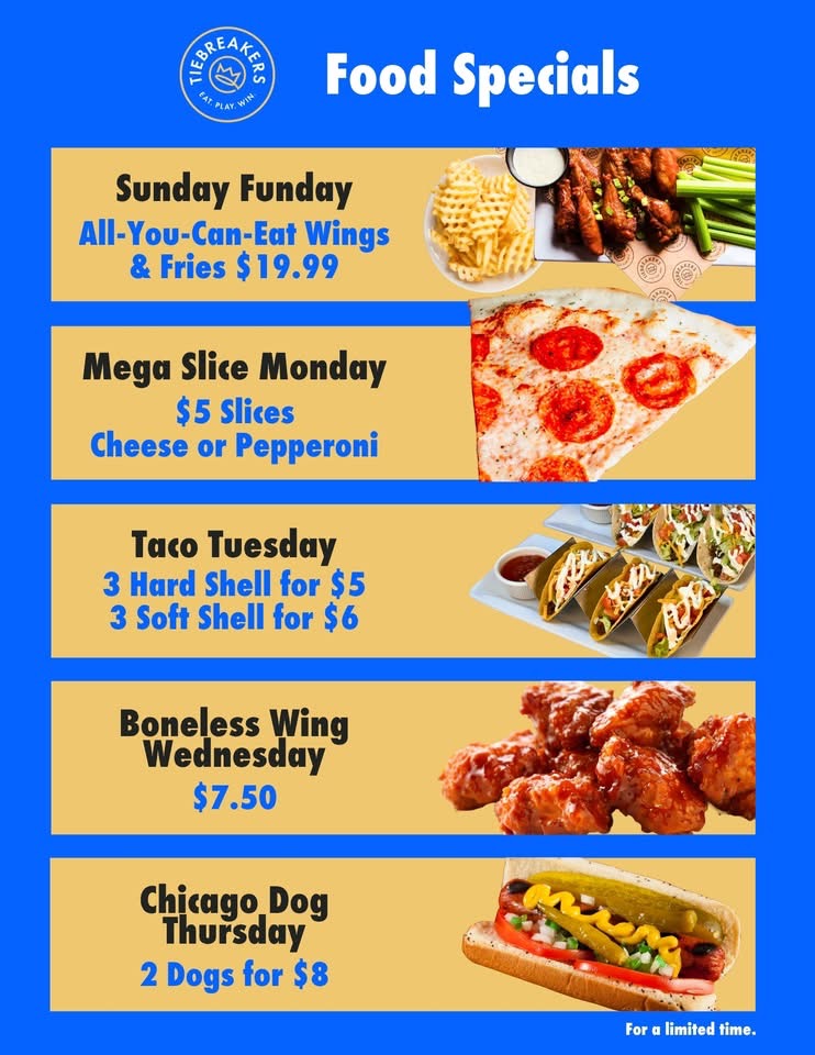 Giant slices at great prices all day on Monday